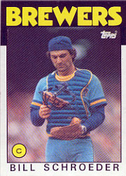 1986 Topps Baseball Cards      662     Bill Schroeder